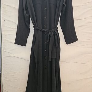 DKNY Black Long Sleeve Dress